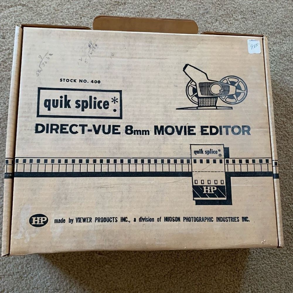 Quik Splice Direct-Vue 8mm Movie Editor No. 400 *Doesn’t Light*